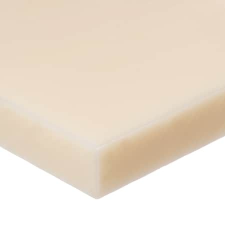 Off-White Nylon 6/6 Plastic Bar 24 L, 1-1/4 W